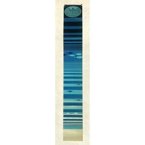 Vintage Maui Divers Paper Bookmark Advertisement Black Coral Fish Lahaina Hawaii